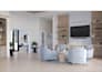 provide a modern living room interior design and 3d rendering